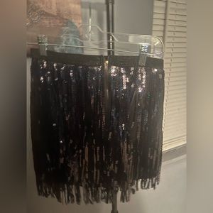 Black shingles dress